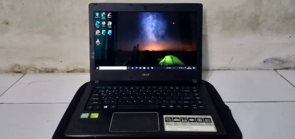 Laptop Acer E5-475G, Core i3 Gen 6 VGA NVIDIA, RAM 8 SSD 128, NORMAL