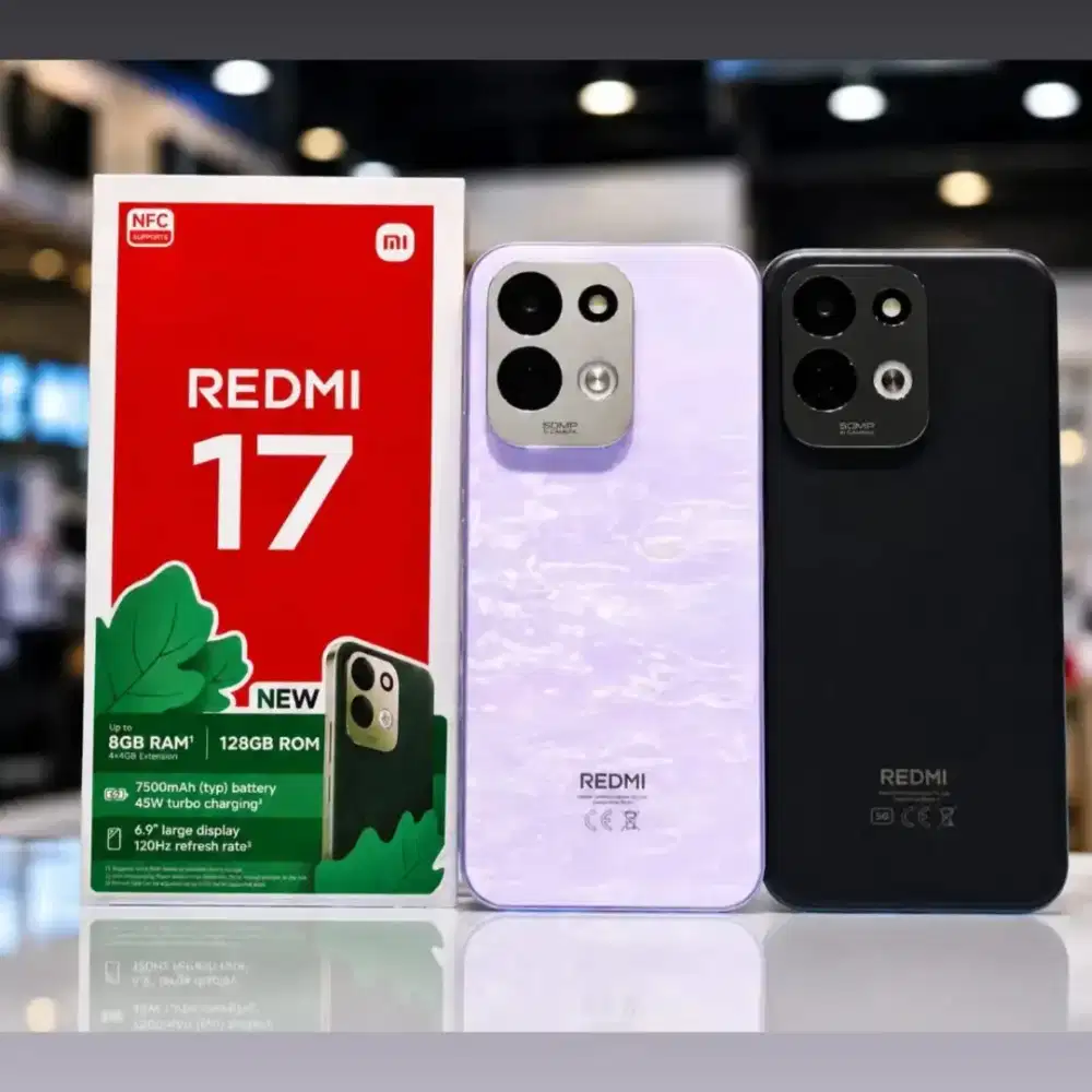 Redmi 17 Kuat Menyala Batrei 7500mAh Gaming & Nonton Puas