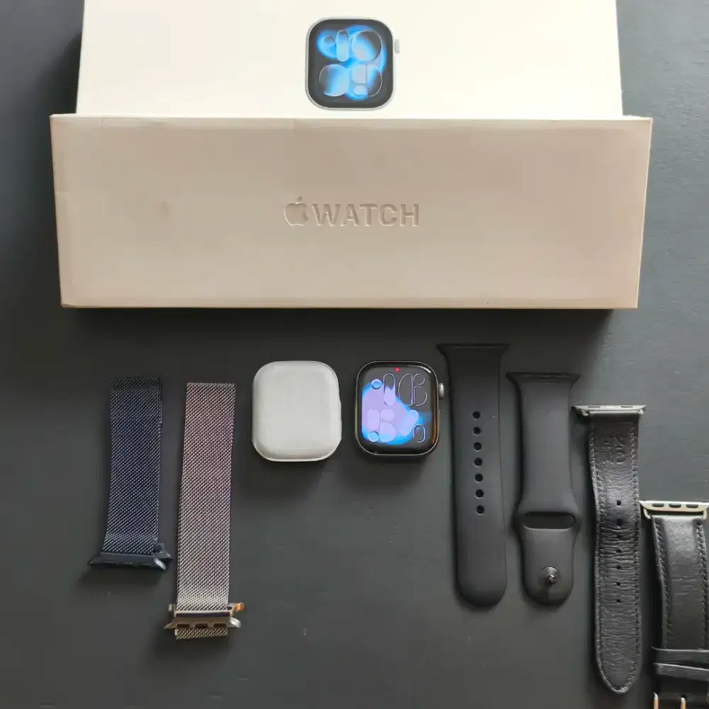 APPLE WATCH SERIES 11 42MM SPACE GRAY AL BLACK SB S/M GARANSI RESMI