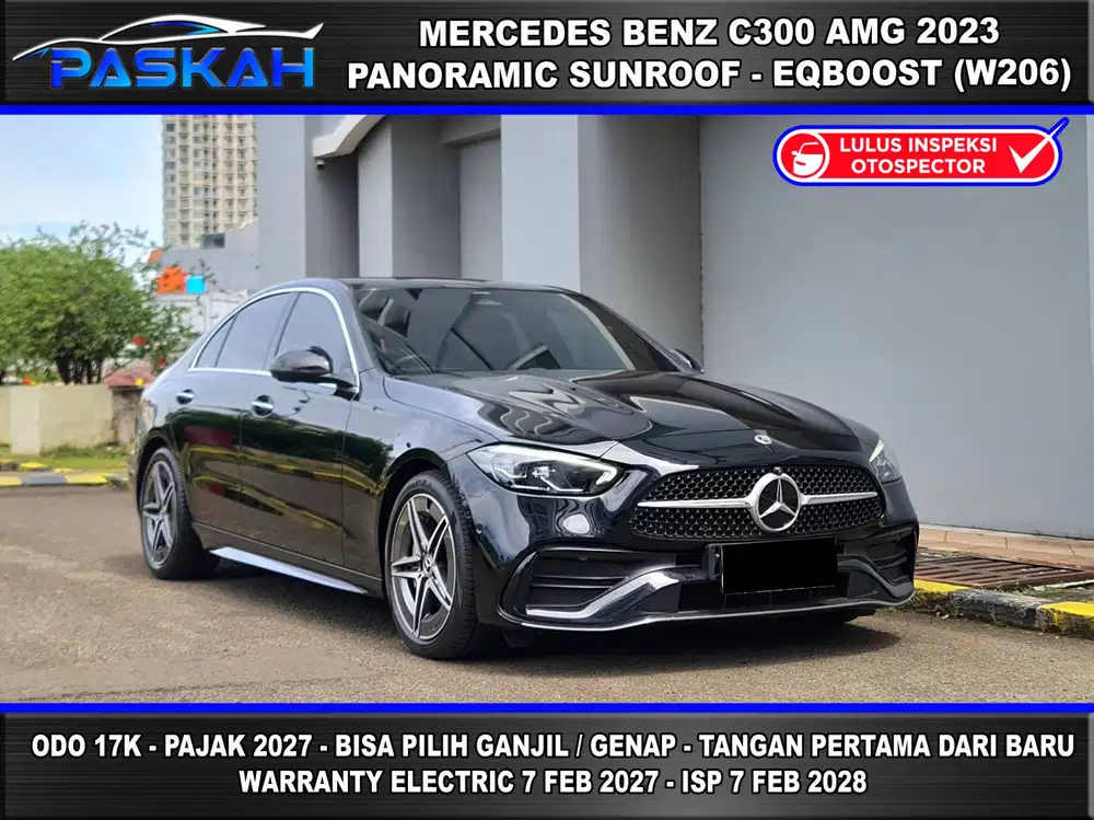 PAJAK 2027 Odo 17k Bunga 4% MERCEDES BENZ C300 AMG 2023 C 300 2023