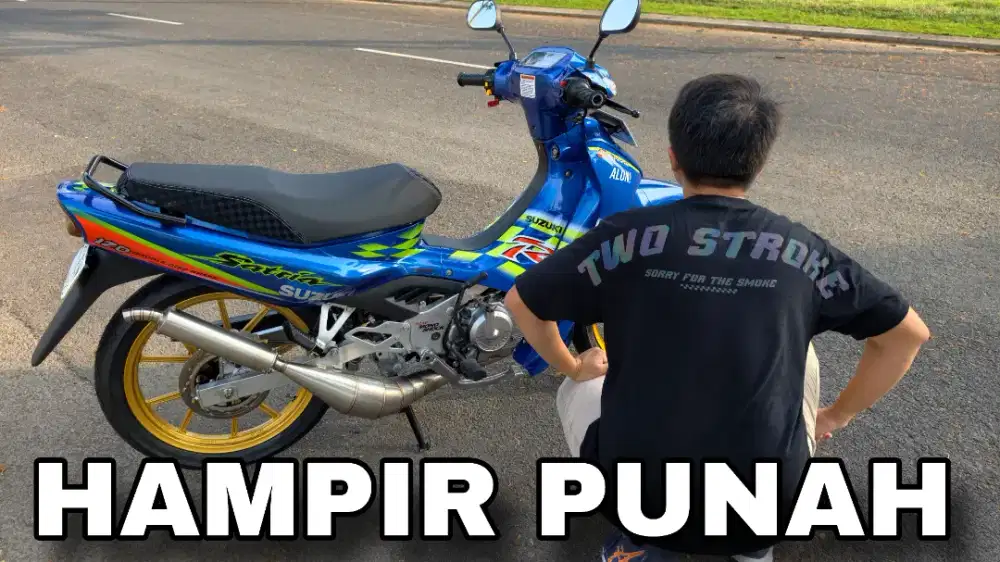 SUZUKI SATRIA 120R KENNY ROBERT KOLEKTOR ITEM LIKE NEW