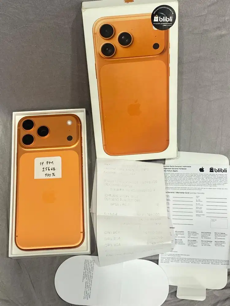 iphone 17 promax 256gb ibox fullset