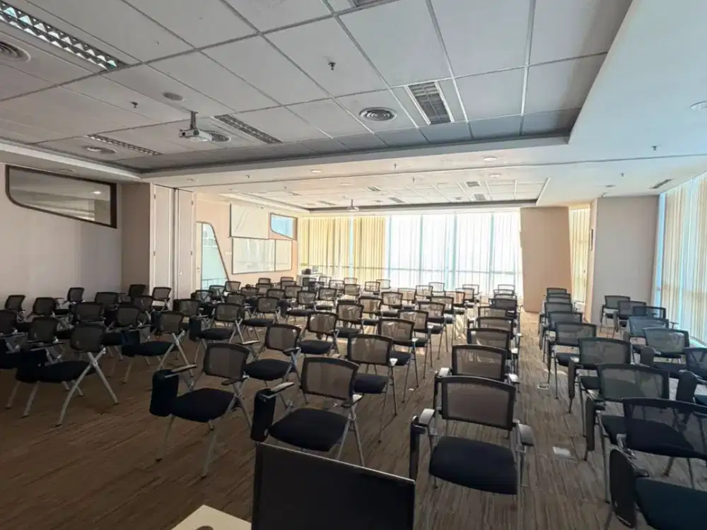 Ready Sewa Office Space 152 M2 di Apl Tower Jakarta Barat - Fitted Tanpa Furnished