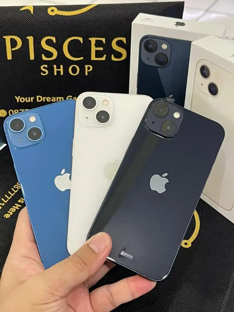 IPHONE 13 128 IBOX BH100 MULUS FULSET BKN PRO