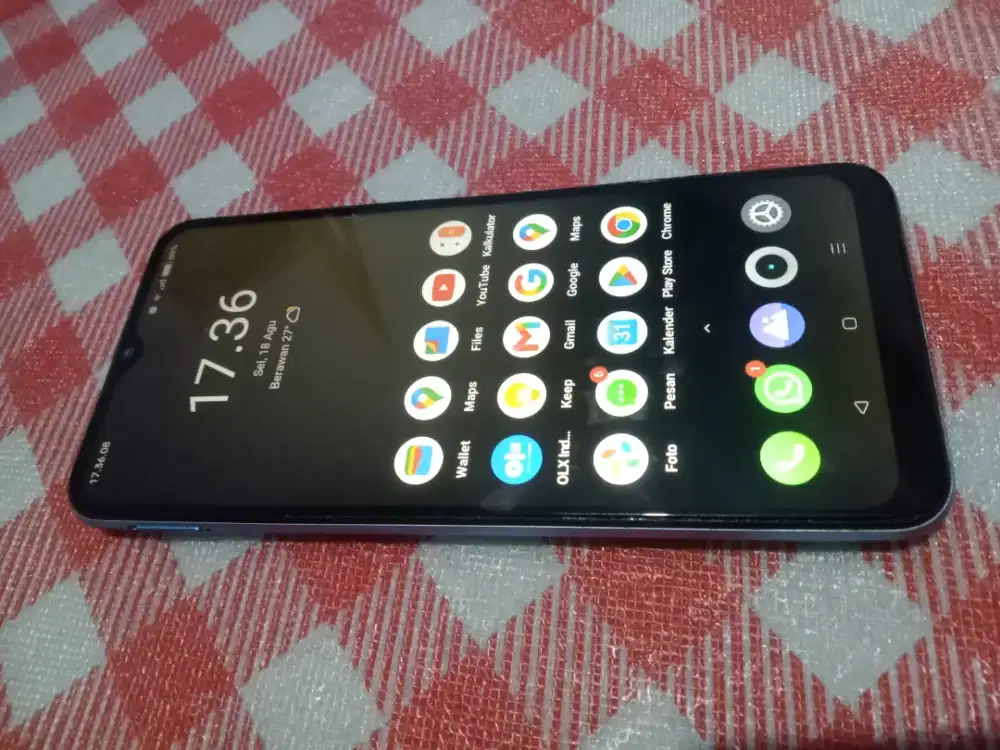 Realme c25 ram 4/64 gb, hp normal siap pake batre awet jual batangan