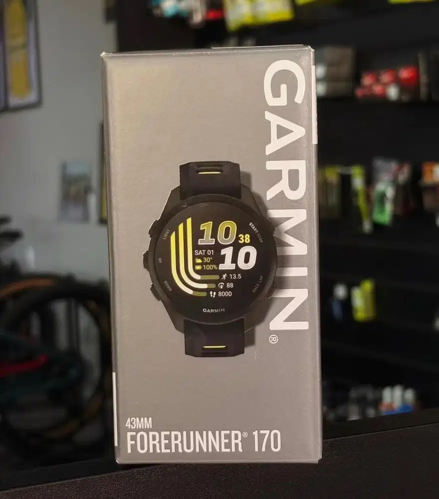 Garmin Forerunner 170 BLACKAMP YELLOW (baru) garansi resmi