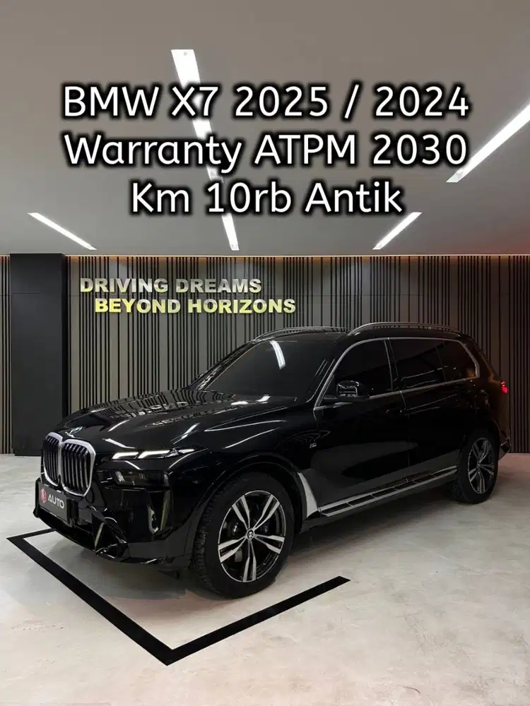 BMW X7 Xdrive40i XLine 2025 Hitam Km10rb Nik 2024 F26DJ