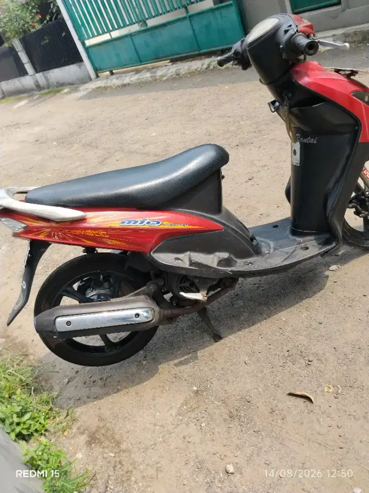 Mio smile Sporty karbu 2008Lengkap murah tuker beat scoopy pajak hidup