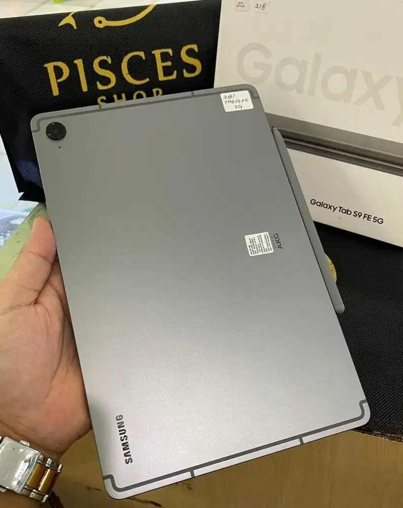 SAMSUNG TAB S9 FE 5G (CELL) FULSET SPEN MULUS