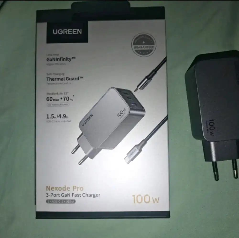 Ugreen Gan Charger Nexode Pro 100w Type C for Laptop Macbook Apple