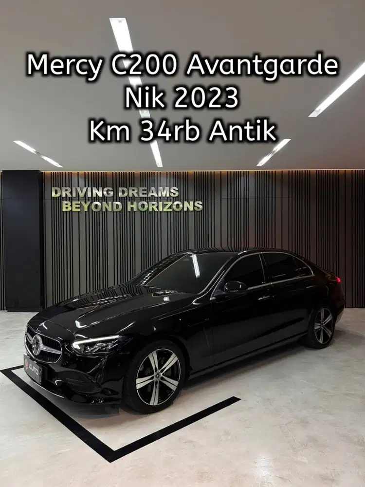 Mercedes Benz C200 2023 Hitam Mercy Km34rb B1748SAS