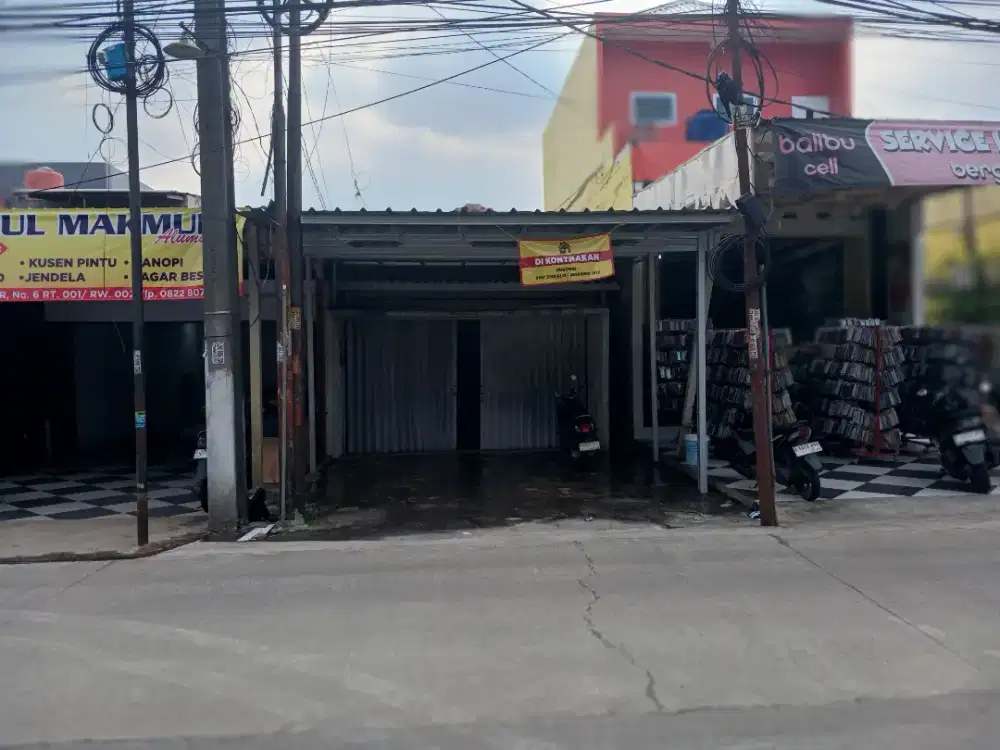 DISEWAKAN RUKO PINGGIR JALAN RAYA ARCO TAJUR HALANG