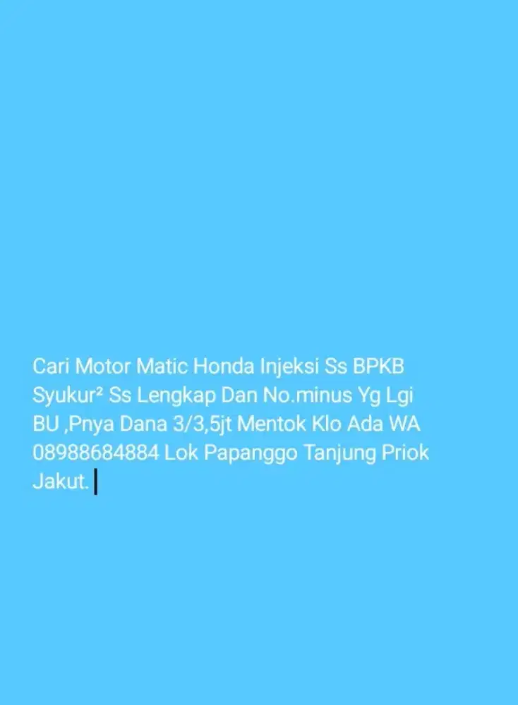 Cari Motor Honda