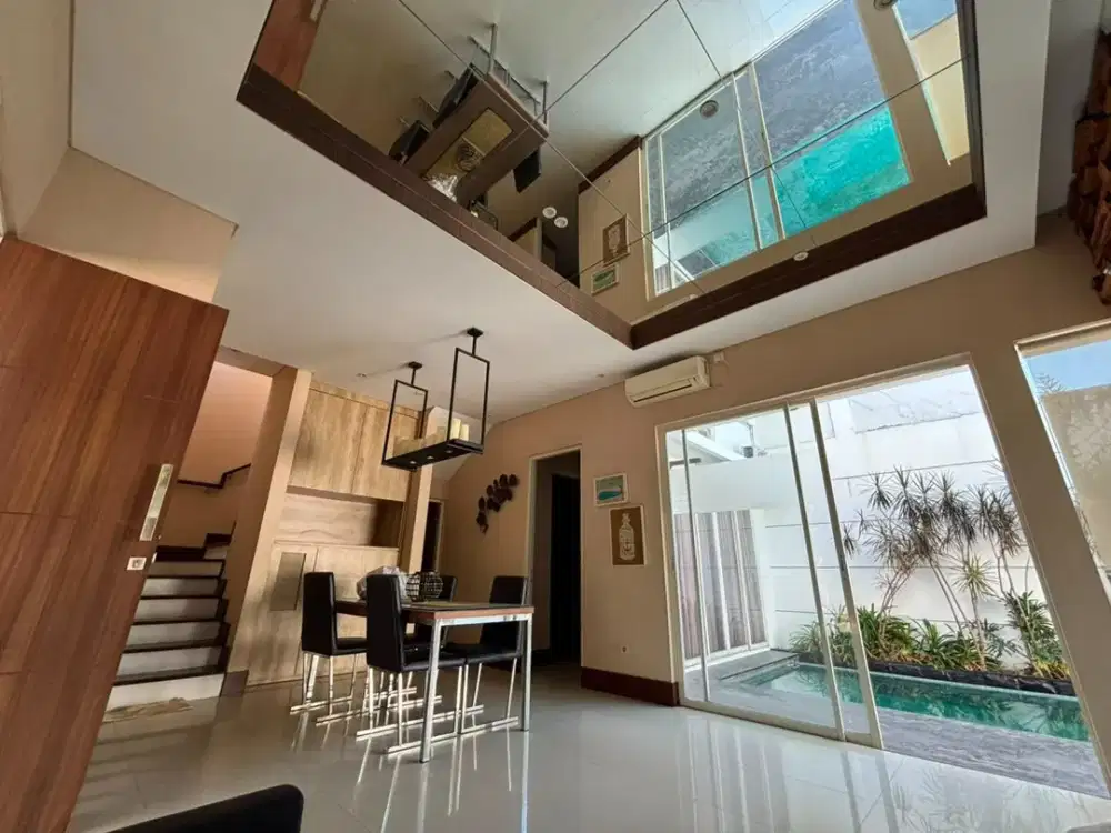 Dijual dan Disewakan Rumah Forest Mansion Full Furnished + Private Pool Baru Renovasi