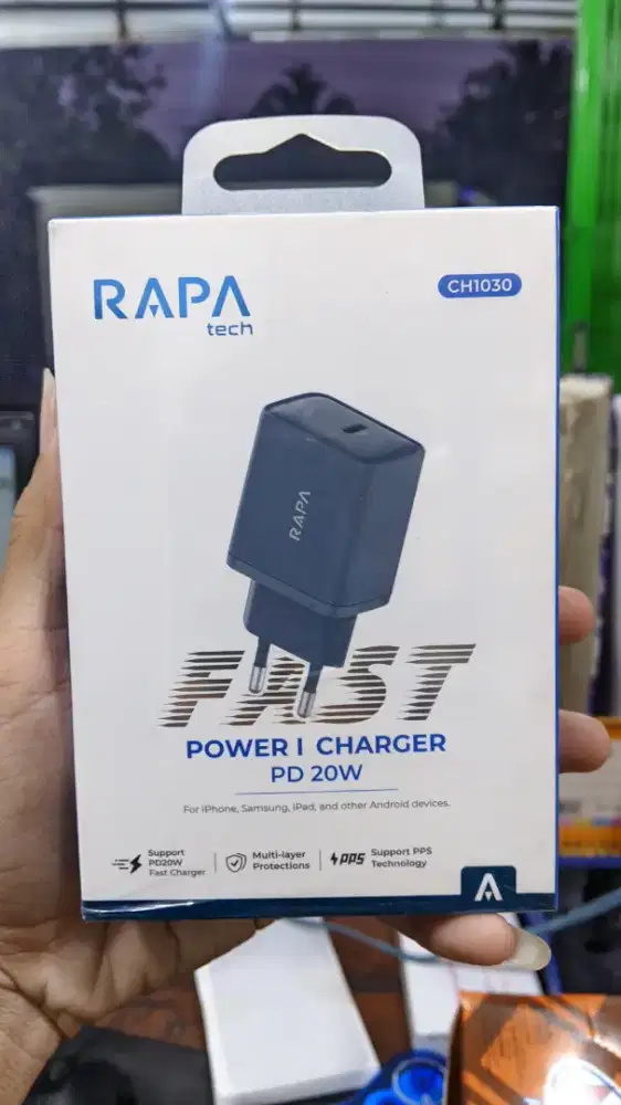 ADAPTOR CHARGER TYPE-C RAPA TECH CH1030