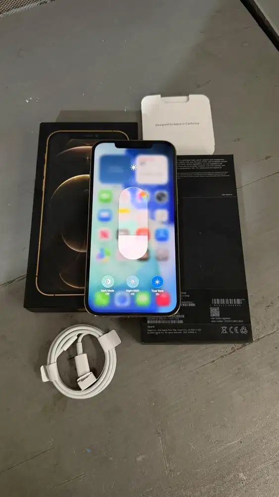 Iphone 12 Promax 256GB Gold Lengkap Terdaftar