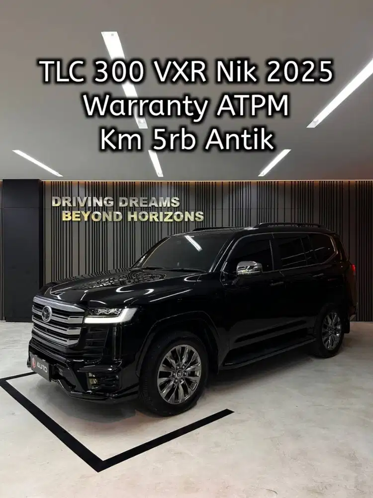 Toyota Land Cruiser LC300 VXR 2025 LC Hitam Km5rb B1889JI