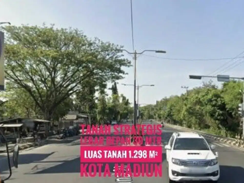 JUAL Tanah LD 30 mtr Per3an Ringroad-Urip Sumoharjo KOTA MADIUN Strategis