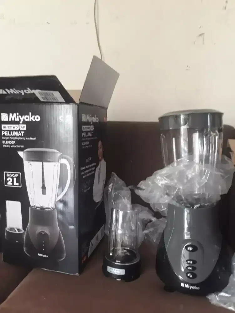 blender miyako BL221WD & oven kirin KOO-110 (kondisi baru)