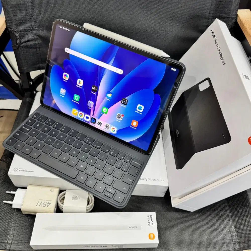 xiaomi pad 7 8/256gb garansi on 2027 set pencil+ keyboard original