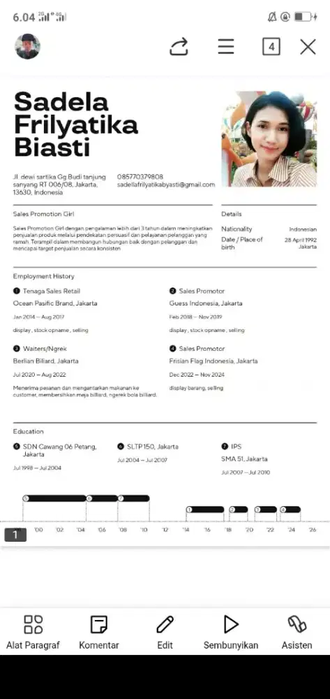 Cari loker jaga stand minuman , FnB, sales , dll