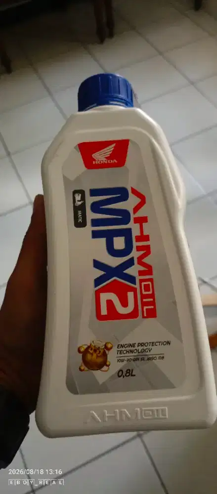 Oli matic mpx2 Ori AHM barcode