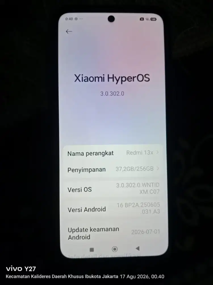 Redmi 13x Ram 8/256