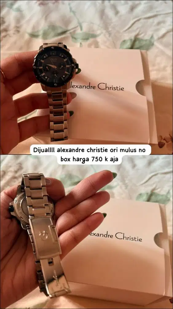Jam tangan wanita original alexandre christie-second