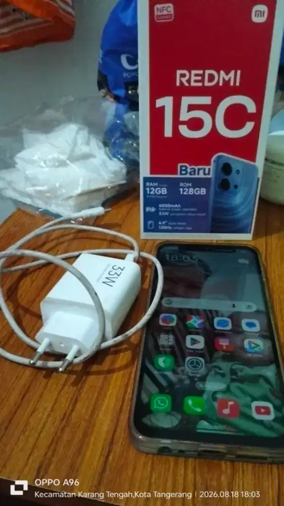 DIJUAL CEPAT REDMI 15C - 6/125GB GREEN