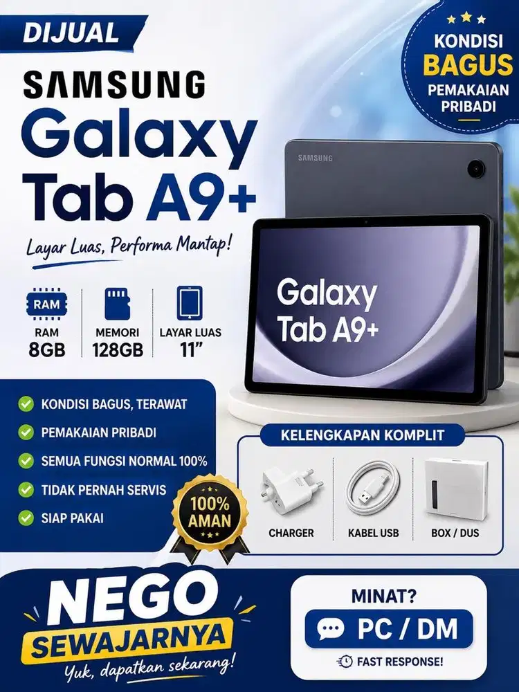 JUAL TAB SAMSUNG A9+ 5G