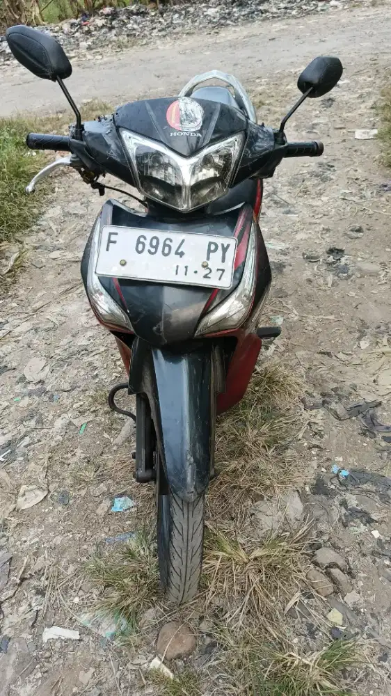 Suprax 125 helm in injeksi 2012 plat f kab surat cet aja