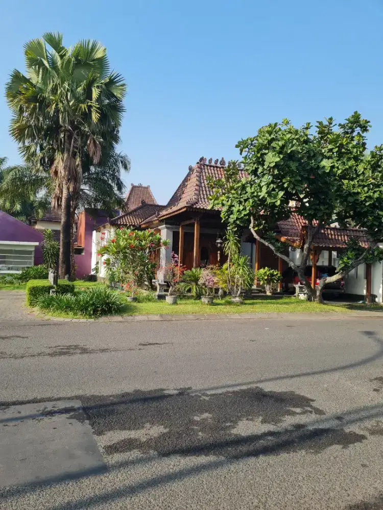 Rumah etnik lapang dan nyaman