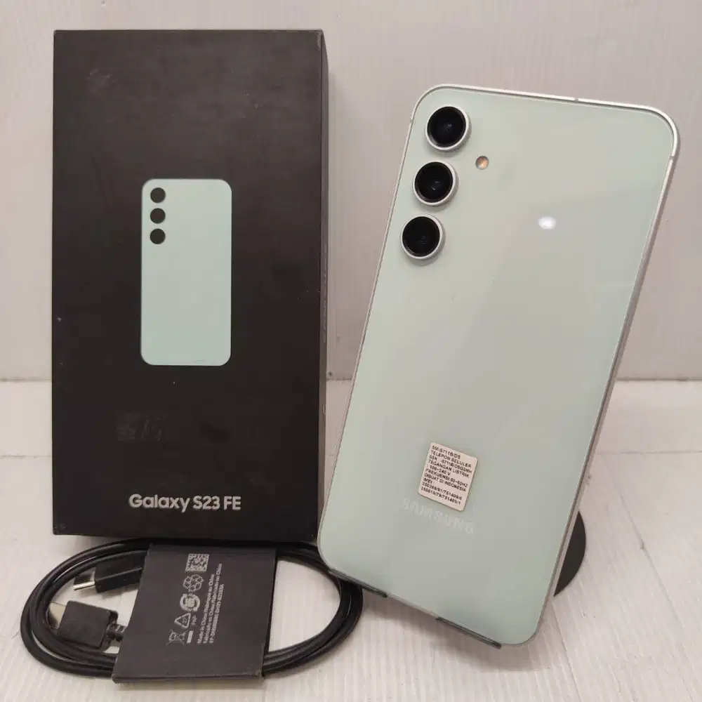 FULLSET SAMSUNG GALAXY S23 FE 5G 8/128 Mint EX SEIN MULUS