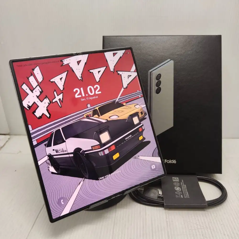 NO MINUS SAMSUNG GALAXY Z FOLD 6 5G 12/512 SILVER SHADOW SEIN RESMI FU