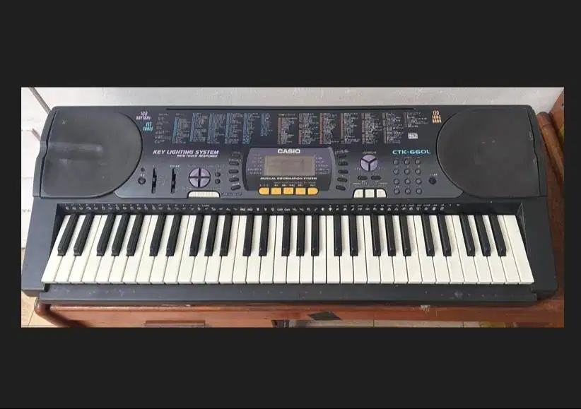 Casio Keyboard Key Lighting System CTK 660L asli japan