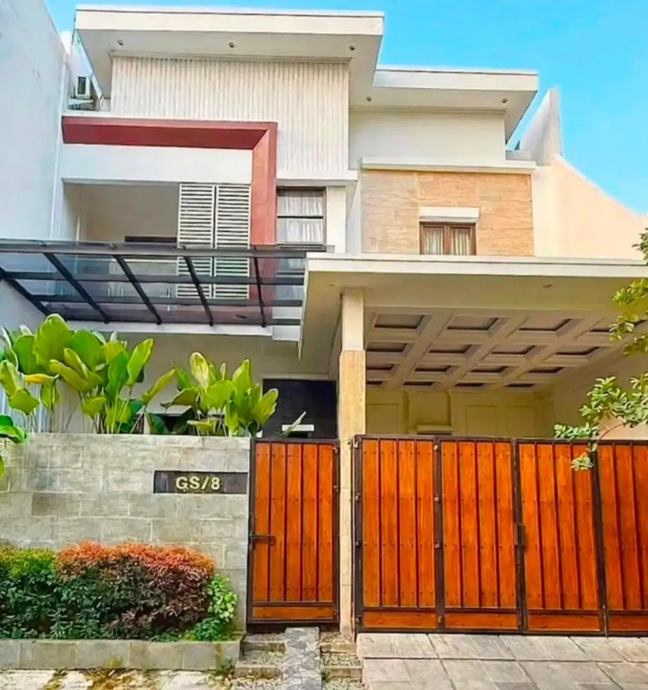 DIJUAL RUMAH MEWAH KOJA JAKUT 4KT 3KM KOLAM RENANG FULL FURNISH
