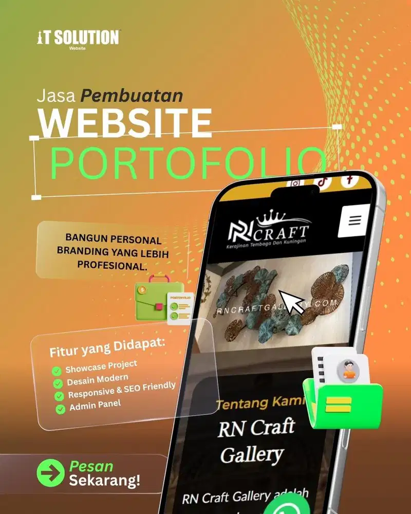 Paket Pembuatan Website Portofolio Profesional di Tangerang Selatan