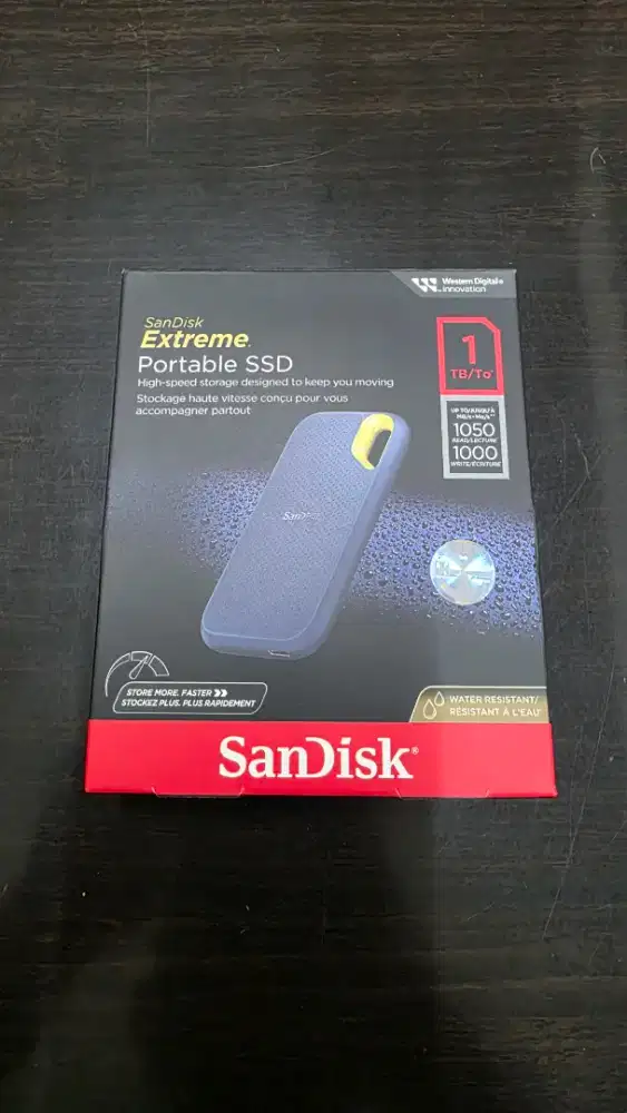 SANDISK Extreme Portable SSD E61 V2 1TB 1050 MB/s  USB 3.2 - Green