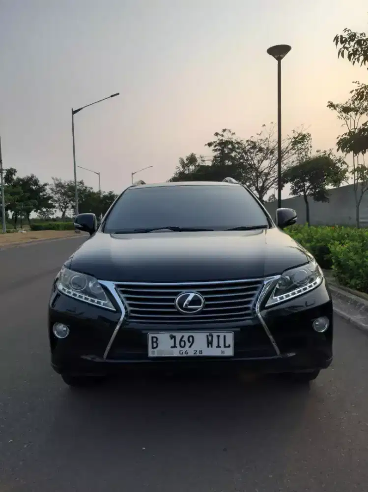 Lexus Rx270 CBU Japan Full Option Black 2013 Head Up Display Mulus