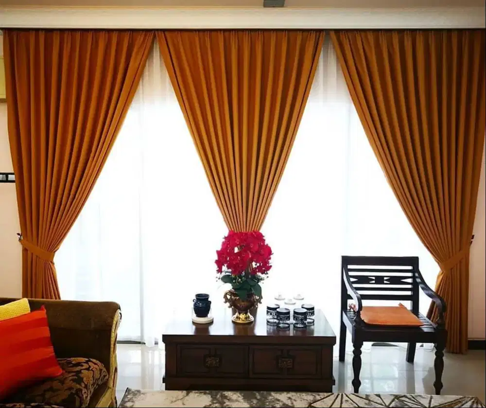 Jual Gorden Jendela & Pintu Gordyn Model Terbaru Wallpaper Dinding 3D