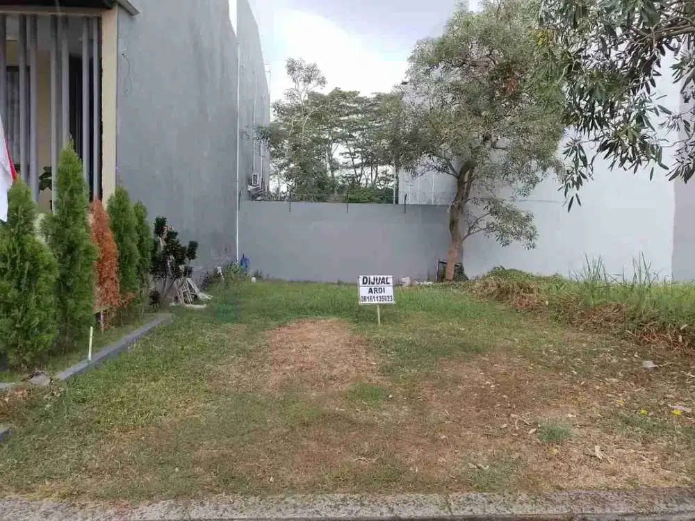 Dijual Kavling modern land cluster costarica, 8x15 = 120 m2, hdp utara