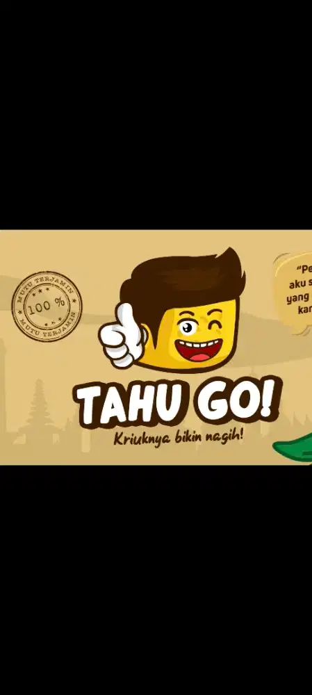 Dicari pegawai masak tahu Go