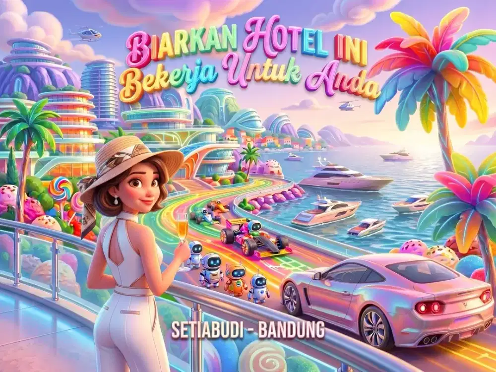 JUAL HOTEL DI SETIABUDI, CIPAGANTI, CIHAMPELAS, BANDUNG UTARA.