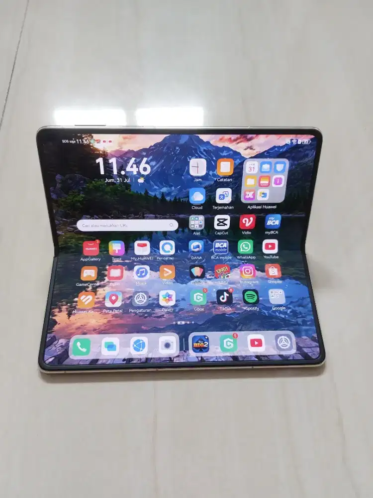 Huawei Mate X7 16/512GB Nebula Red Garansi Resmi On 2027 Likenew Mulus