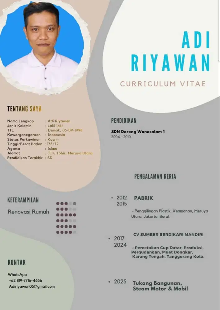 Saya ingin mencari kerjaan yang ada mess nya