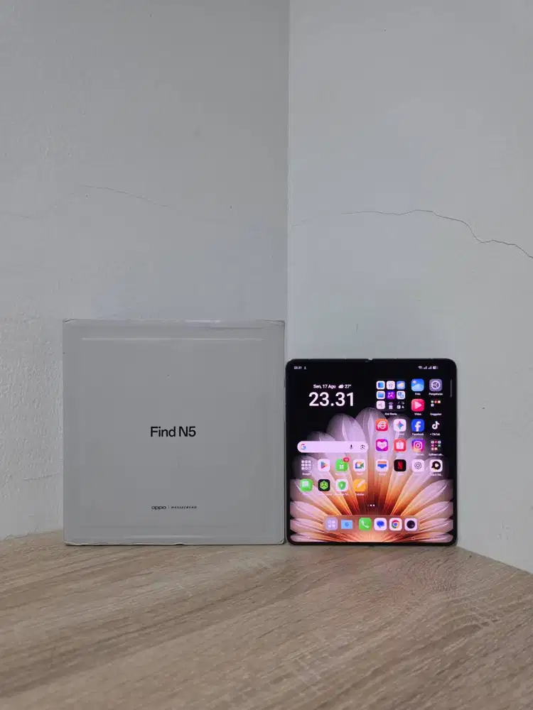 Oppo Find N5 Fold 5G 16/512 Ex Resmi White Fullset Perfect 16GB 512GB