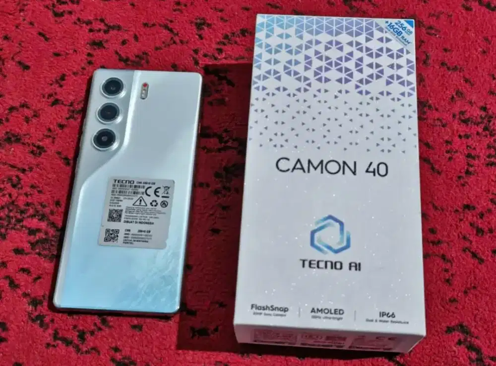 Tecno Camon 40 (8/256GB) Fullset Mulus