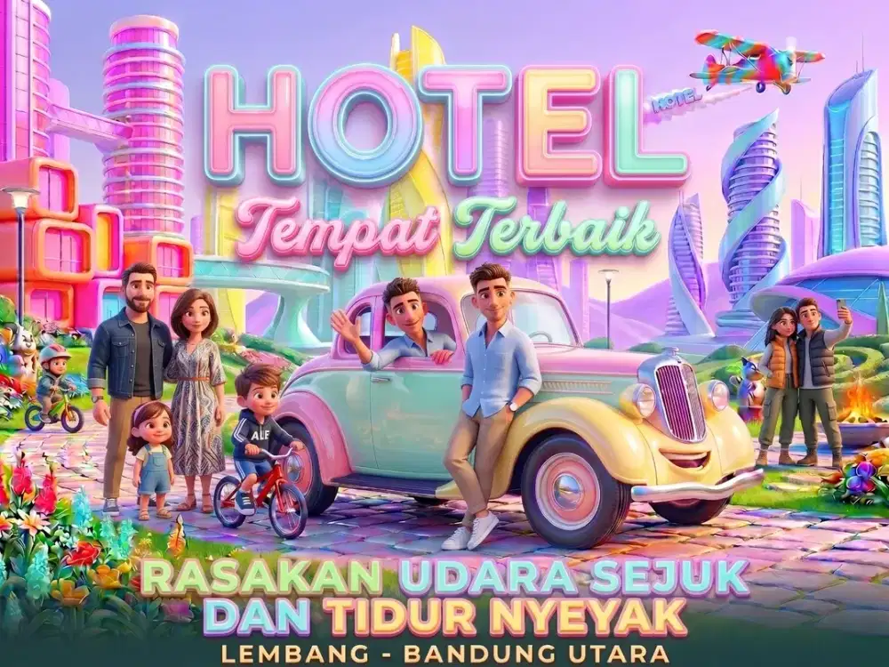 JUAL HOTEL DI LEMBANG, SETIABUDI, CIDADAP, BANDUNG UTARA.
