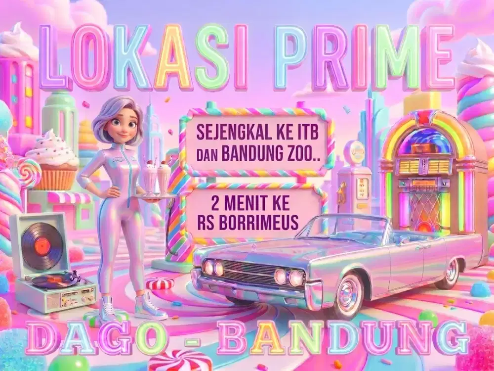 JUAL TANAH DI DAGO, TAMANSARI, BANDUNG KOTA.