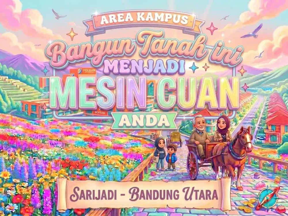 JUAL TANAH DI SARIJADI, SETRADUTA, PASTEUR, BANDUNG KOTA.